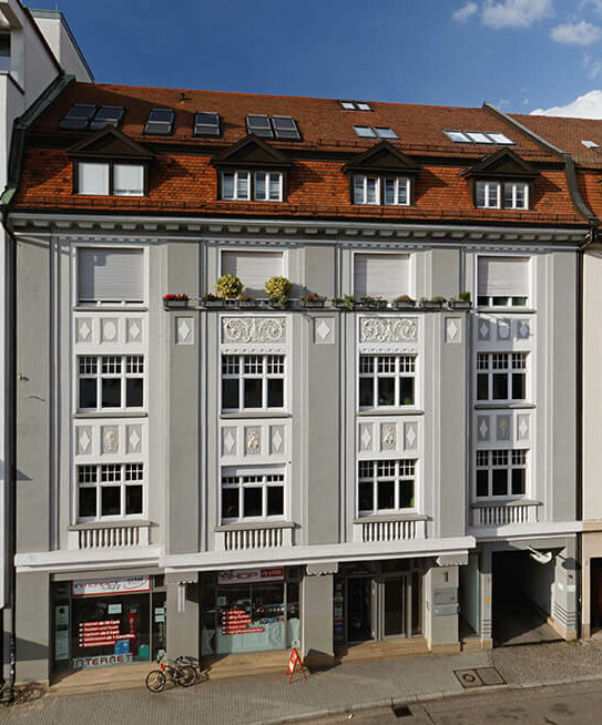 Foto des Bürohauses der BIT in Freiburg.